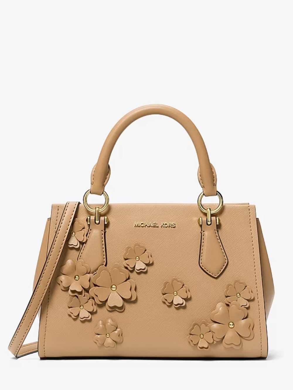 MICHAEL KORS  Marilyn Small Floral Embellished Satchel - Picture 2 of 10